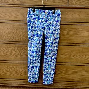 Lilly Pulitzer Kelly trunky elephant pants size 00